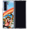 Looney Tunes Tasmanian Devil Surfboard Galaxy Z Fold6 Clear Case