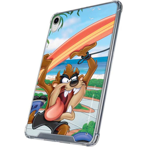Looney Tunes Tasmanian Devil Surfboard iPad 11th Gen (2025) Clear Case
