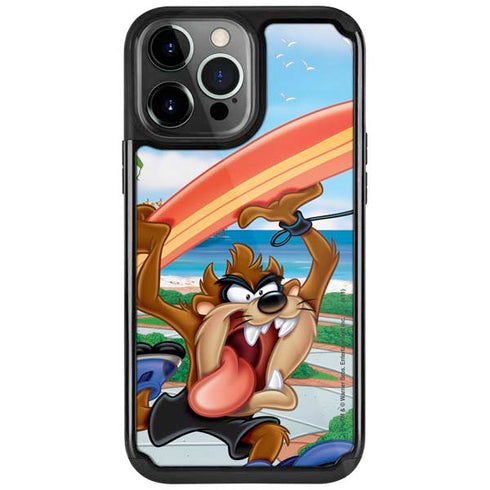 Looney Tunes Tasmanian Devil Surfboard iPhone Cases