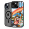 Looney Tunes Tasmanian Devil Surfboard iPhone 14 Kickstand Case