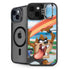 Looney Tunes Tasmanian Devil Surfboard iPhone 14 Plus Kickstand Case