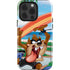 Looney Tunes Tasmanian Devil Surfboard iPhone 15 Pro Impact Case