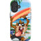Looney Tunes Tasmanian Devil Surfboard iPhone 16 Impact Case