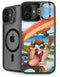 Looney Tunes Tasmanian Devil Surfboard iPhone 16 Plus Kickstand Case
