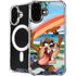 Looney Tunes Tasmanian Devil Surfboard iPhone 16 Plus MagSafe Case