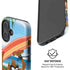 Looney Tunes Tasmanian Devil Surfboard iPhone 16 Plus Magsafe Impact Case