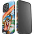 Looney Tunes Tasmanian Devil Surfboard iPhone 16 Pro Impact Case