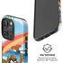 Looney Tunes Tasmanian Devil Surfboard iPhone 16 Pro Magsafe Impact Case