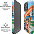 Looney Tunes Tasmanian Devil Surfboard iPhone 16 Pro Magsafe Impact Case