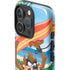 Looney Tunes Tasmanian Devil Surfboard iPhone 16 Pro Max Impact Case