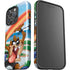 Looney Tunes Tasmanian Devil Surfboard iPhone 16 Pro Max Impact Case