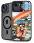 Looney Tunes Tasmanian Devil Surfboard iPhone 16e Kickstand Case