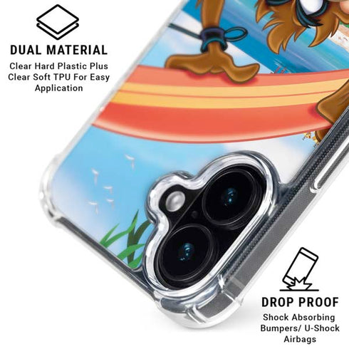 Looney Tunes Tasmanian Devil Surfboard iPhone 17 MagSafe Case