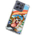 Looney Tunes Tasmanian Devil Surfboard Moto G 5G (2025) Clear Case