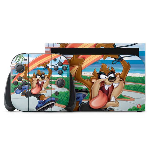 Looney Tunes Tasmanian Devil Surfboard Nintendo Switch 2 (2025) with Joy-Con Skin