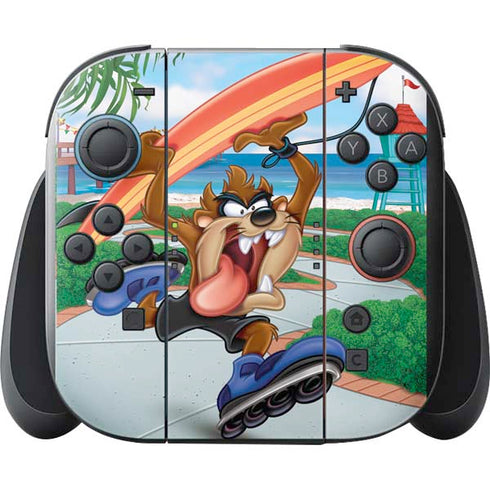 Looney Tunes Tasmanian Devil Surfboard Nintendo Switch 2 (2025) with Joy-Con Skin