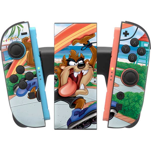 Looney Tunes Tasmanian Devil Surfboard Nintendo Switch 2 (2025) Joy-Con Controller Skin