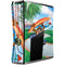 Looney Tunes Tasmanian Devil Surfboard Xbox 360 Slim (2010) Skin