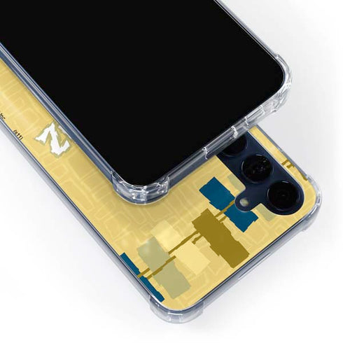 Looney Tunes Tasmanian Devil Swirl Cream Galaxy A35 5G Clear Case