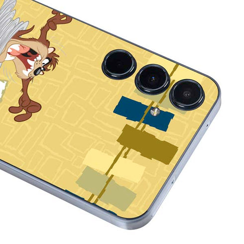 Looney Tunes Tasmanian Devil Swirl Cream Galaxy A55 5G Skin
