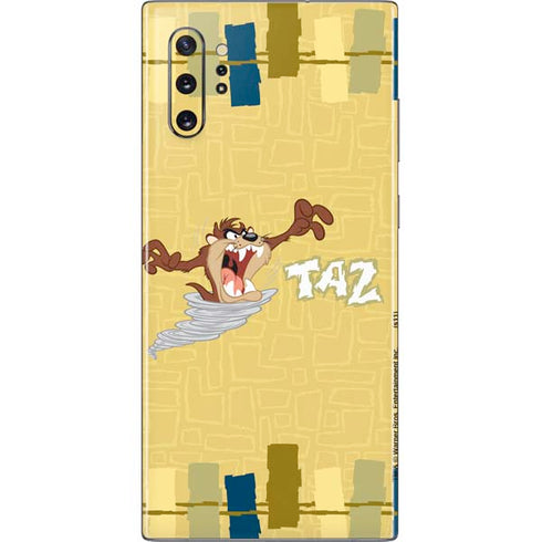 Looney Tunes Tasmanian Devil Swirl Cream Galaxy Note 10 Plus Skin