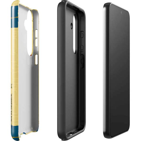 Looney Tunes Tasmanian Devil Swirl Cream Galaxy S25 Plus Impact Case