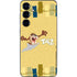 Looney Tunes Tasmanian Devil Swirl Cream Galaxy S25 Plus Skin