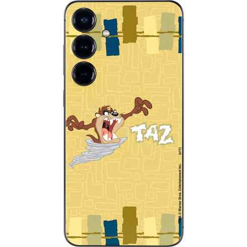 Looney Tunes Tasmanian Devil Swirl Cream Galaxy S24 Skin