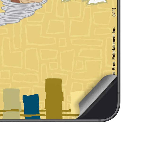 Looney Tunes Tasmanian Devil Swirl Cream Galaxy S24 Skin