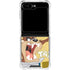 Looney Tunes Tasmanian Devil Swirl Cream Galaxy Z Flip6 Clear Case
