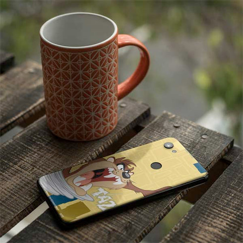 Looney Tunes Tasmanian Devil Swirl Cream Google Pixel 3a XL Skin
