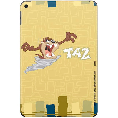 Looney Tunes Tasmanian Devil Swirl Cream iPad Skins