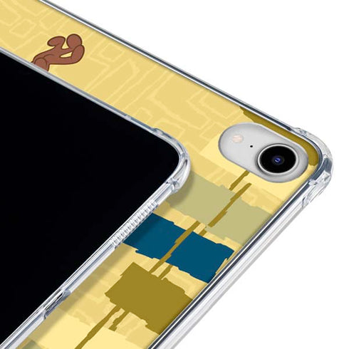 Looney Tunes Tasmanian Devil Swirl Cream iPad 11th Gen (2025) Clear Case