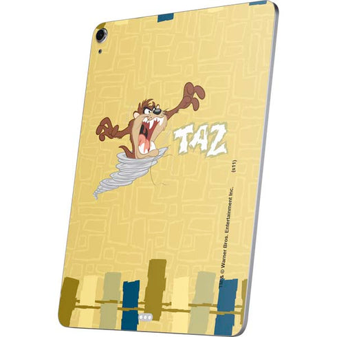 Looney Tunes Tasmanian Devil Swirl Cream Apple iPad Air Skin