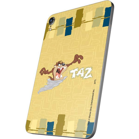 Looney Tunes Tasmanian Devil Swirl Cream Apple iPad Mini Skin