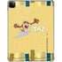 Looney Tunes Tasmanian Devil Swirl Cream iPad Pro 11in (2024) Clear Case