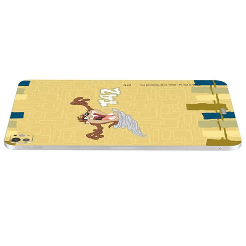 Looney Tunes Tasmanian Devil Swirl Cream iPad Pro 13in M4 (2024) Skin