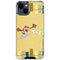 Looney Tunes Tasmanian Devil Swirl Cream iPhone 15 Clear Case