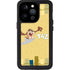 Looney Tunes Tasmanian Devil Swirl Cream iPhone 15 Pro Waterproof Case