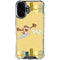 Looney Tunes Tasmanian Devil Swirl Cream iPhone 16 Plus Clear Case