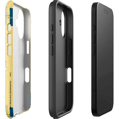 Looney Tunes Tasmanian Devil Swirl Cream iPhone 16 Plus Impact Case