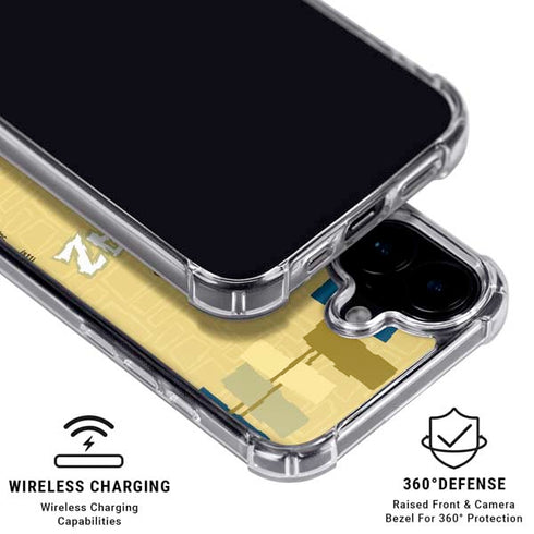 Looney Tunes Tasmanian Devil Swirl Cream iPhone 16 Plus MagSafe Case