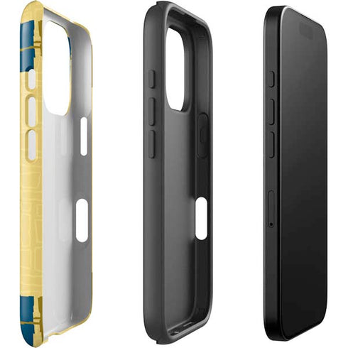 Looney Tunes Tasmanian Devil Swirl Cream iPhone 16 Pro Max Impact Case