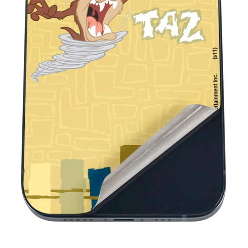 Looney Tunes Tasmanian Devil Swirl Cream iPhone 16 Skin