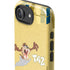 Looney Tunes Tasmanian Devil Swirl Cream iPhone 16e Impact Case