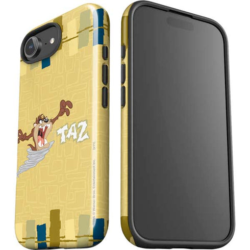 Looney Tunes Tasmanian Devil Swirl Cream iPhone 16e Impact Case