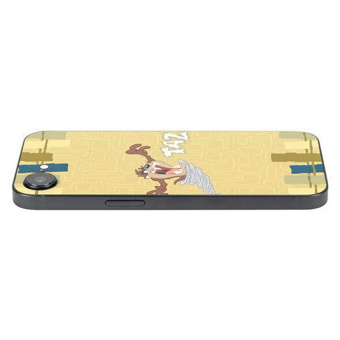 Looney Tunes Tasmanian Devil Swirl Cream iPhone 16e Skin