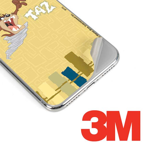 Looney Tunes Tasmanian Devil Swirl Cream iPhone XS Max Skin