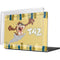 Looney Tunes Tasmanian Devil Swirl Cream MacBook Pro 14in (2021-24) Case plus Skin