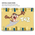 Looney Tunes Tasmanian Devil Swirl Cream MacBook Pro 14in (2021-24) Case plus Skin